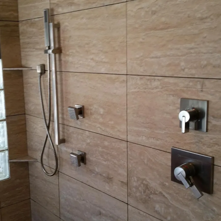 Shower fixture installation for Water Heater Replacement in Darnestown